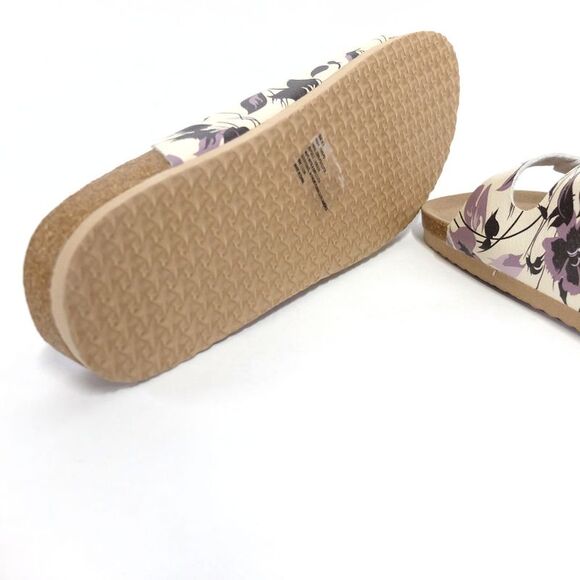 Gold Coast Women's Floral Slide Sandals, Size 8 - Picture 3 of 8
